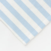 Cute Clouds en Stripes Fleece Deken (Hoek)
