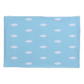 Cute Clouds on Light Blue Kussensloop (Achterkant)