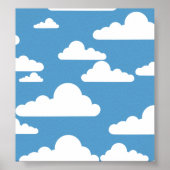 Cute Clouds Poster (Voorkant)