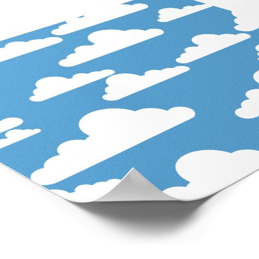 Cute Clouds Poster (Hoek)