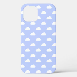 Cute Clouds White op blauw Case-Mate iPhone Case