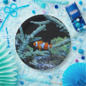Cute Clown Fish in koraal Papieren Bordje (Feest)