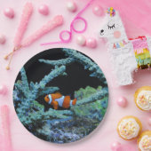 Cute Clown Fish in koraal Papieren Bordje (Feest)
