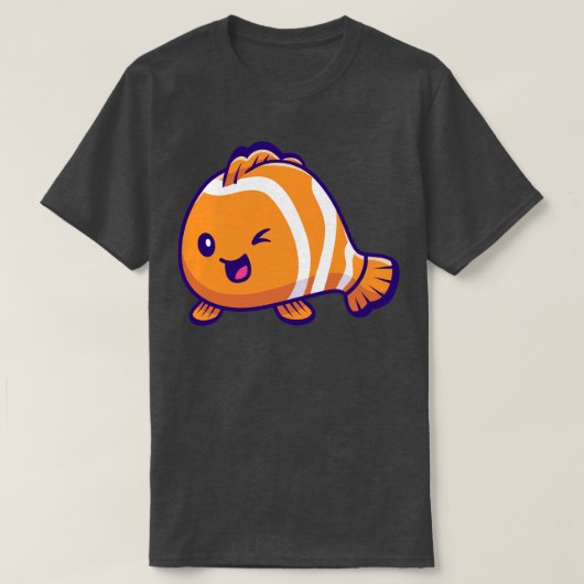 Cute Clown Fish T-shirt (Design voorkant)