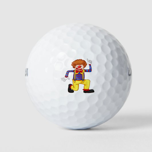 Cute clown golfballen (Voorkant)