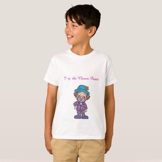 Cute Clown T-Shirt (Voorkant volledig)