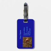 Cute Clownfish Bagagelabel (Achterkant verticaal)