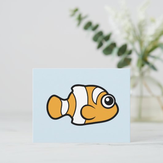 Cute Clownfish Briefkaart (Staand voorkant)