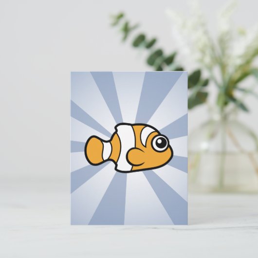 Cute Clownfish Briefkaart (Staand voorkant)