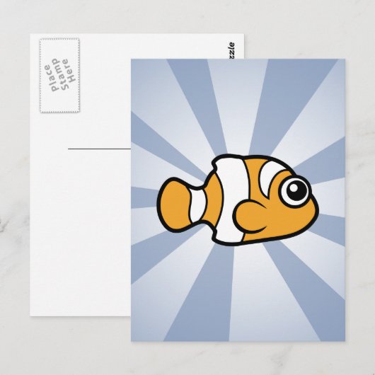 Cute Clownfish Briefkaart (Voorkant / Achterkant)