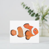 Cute Clownfish Briefkaart (Staand voorkant)