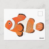 Cute Clownfish Briefkaart (Achterkant)