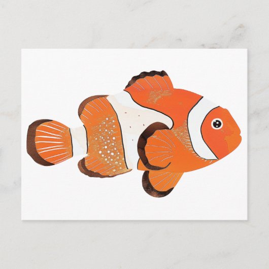 Cute Clownfish Briefkaart (Voorkant)