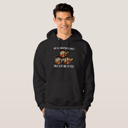 Cute Clownfish For Men Women Anemonefish Sea Anima Hoodie (Voorkant volledig)