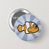 Cute Clownfish Ronde Button 5,7 Cm (Voorkant /achterkant)