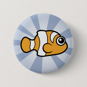 Cute Clownfish Ronde Button 5,7 Cm