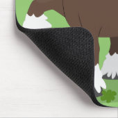 Cute Clydesdale draft horse cartoon illustration Muismat (Hoek)