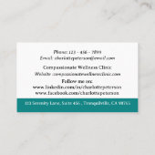 Cute CNA Nurse Visitekaartje (Achterkant)