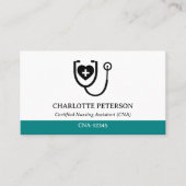 Cute CNA Nurse Visitekaartje (Voorkant)