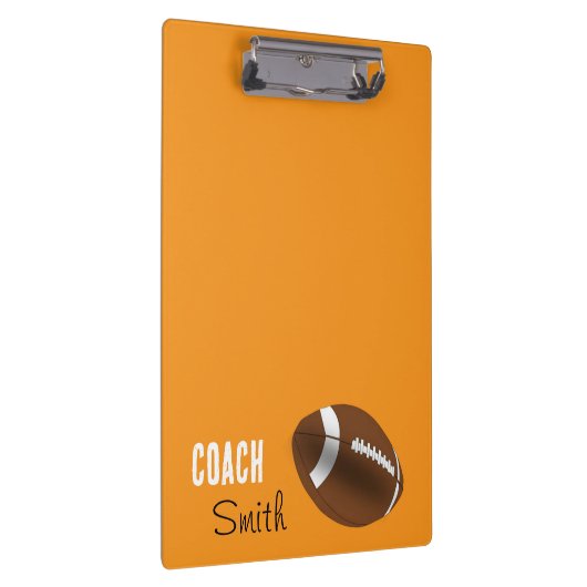 Cute Coach Football Sports Clipboard  Klembord (Rechts)