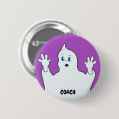 Cute Coach Ginger Ghost Ronde Button 5,7 Cm (Voorkant /achterkant)