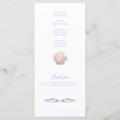 cute coastal programmakaart (Achterkant)