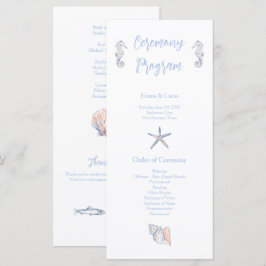 cute coastal programmakaart