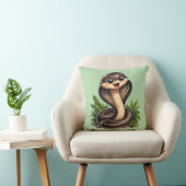 Cute Cobra Slang Kawaii Kussen Kussenhoes (Stoel)