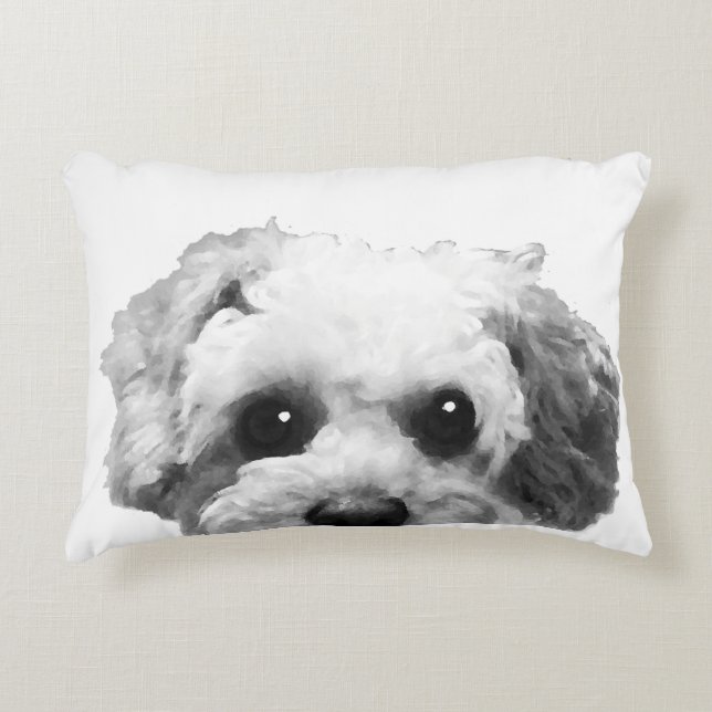 CUTE COCK-A-POO ACCENT KUSSEN (Voorkant)