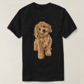 Cute Cockapoo Dog Illustratie Cockapoo Owner Love T-shirt (Design voorkant)