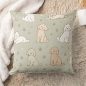 Cute Cockapoo Pattern | Dog Lover Cushion Kussen (Deken)