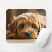 Cute Cockapoo Puppy – Adorable Dog Mouse Pad Muismat (Met muis)