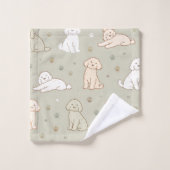 Cute Cockapoo Puppy Handdoekenset Hond Liefhebber Bad Handdoek (Wasdoekje)