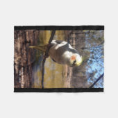 Cute Cockatiel Fleece Blanket Deken (Voorkant (Horizontaal))