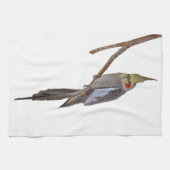 Cute Cockatiel Kitchen Towel (kies kleur) Theedoek (Horizontaal)