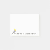 Cute Cockatiel Personalize Notes (Voorkant)
