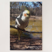 Cute Cockatiel Puzzle Legpuzzel (Verticaal)