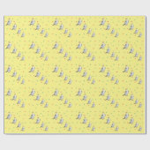 Cute Cockatiel Waterverf Parrot. Cadeaupapier (Vlak)