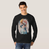 Cute Cockatoo Parrot Bird Flower Crown Pet Birds T-shirt (Voorkant volledig)
