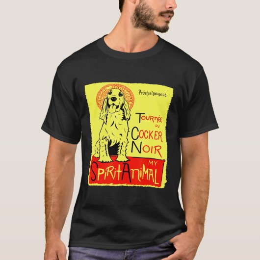 Cute Cocker Spaniel Dog Art Cocker T-shirt (Voorkant)