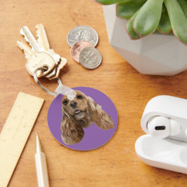 Cute Cocker Spaniel Dog Sleutelhanger