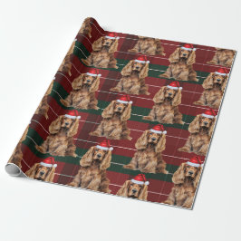 Cute Cocker Spaniel Fun Dog Lover Christmas Cadeaupapier