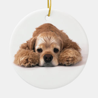 Cute Cocker Spaniel Keramisch Ornament