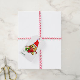 Cute Cocker Spaniel-kerstcadeaus Cadeaulabel
