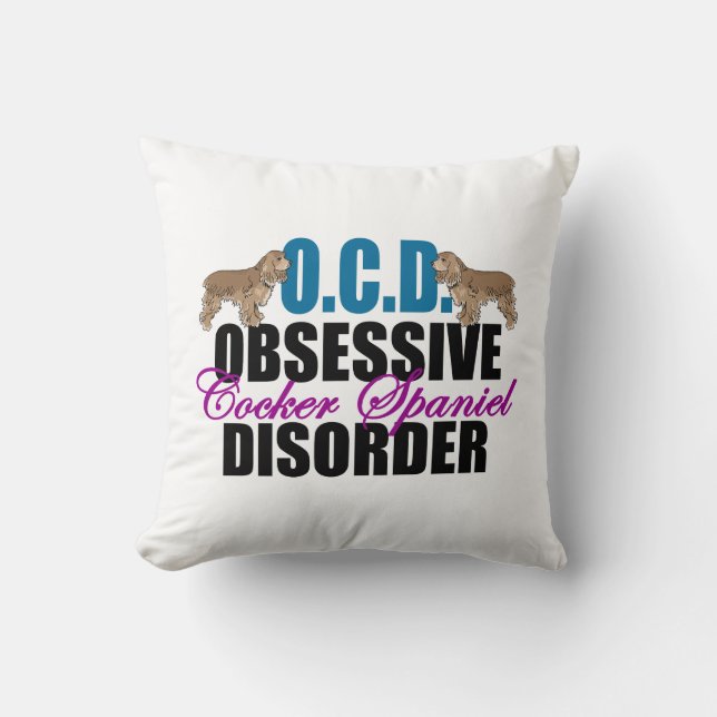 Cute Cocker Spaniel Kussen (Voorkant)