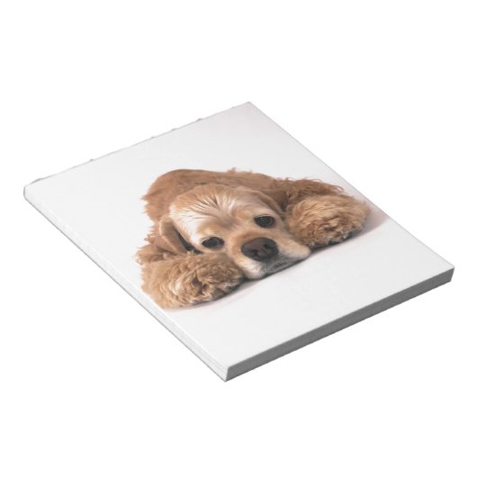 Cute Cocker Spaniel Notitieblok (Schuin)