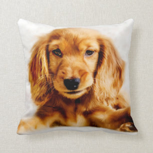 Cute Cocker Spaniel Puppy Cushion Kussen