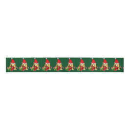 Cute Cocker Spaniel Puppy Kerstmis Grosgrain Lint