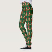Cute Cocker Spaniel Puppy Kerstmis Leggings (Links)