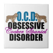 Cute Cocker Spaniel Tegeltje (Voorkant)
